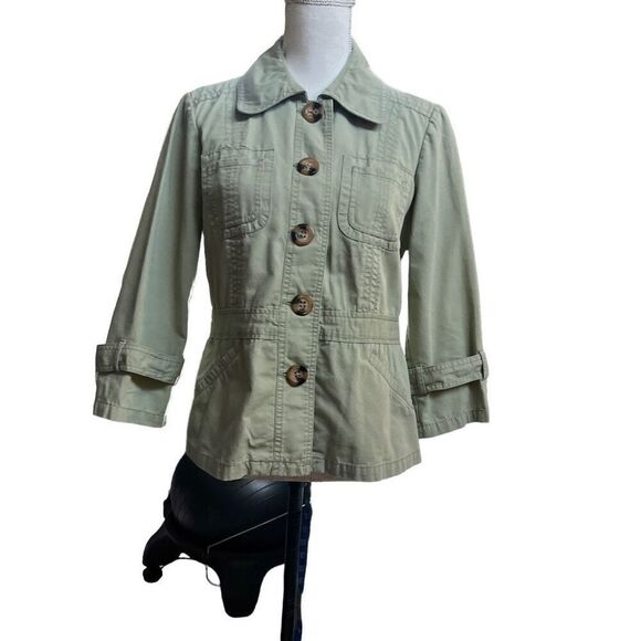 Bamboo traders  military style 100% cotton blazer - Picture 6 of 8